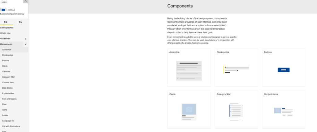 Design system UE et CE