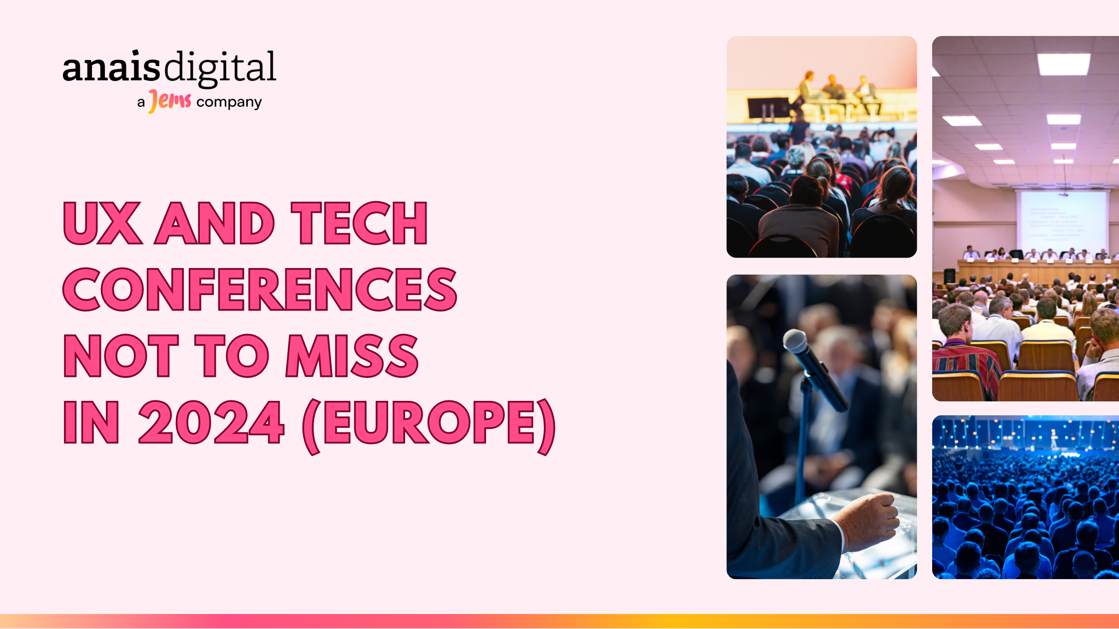 Cover photo of article on UX & tech 2024 Conferences