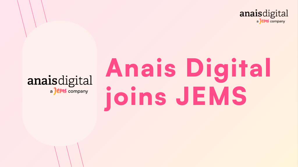 Cover photo for the article : Anais Digital Joins JEMS