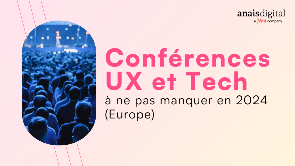 Image de couverture de l'article : Conférences UX et tech